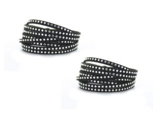 pulseras negras gleevendesign pulseras frontal