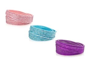 brazaletes rosa luxurycristal crystalwrap frontal