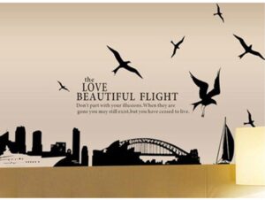 adesivo murale vinile cityandfly frontal