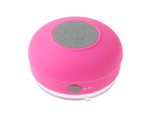 altavoz impermeable rosa mushroomrosa frontal