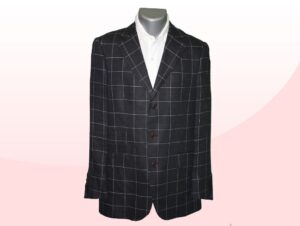 americana caballero hackett azulblanco frontal