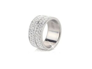 anello crystal swarovskielements crystalsteelp frontal