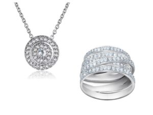 anillo trenzado swarovski trenzaii frontal