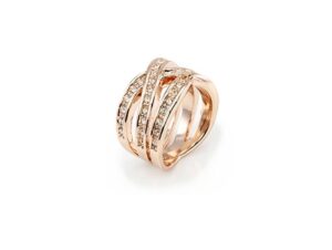 anillo dorado luxurycristal anitrenzado13 frontal