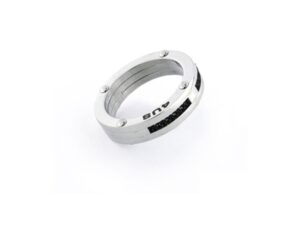 anillo acero cesarepaciotti anillot22 frontal