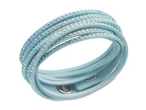 bracciale alcantara swarovskielements brazpastel frontal