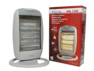 calefactor halogeno oscilante hal1200 frontal