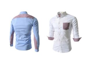 camisas algodon para cam alg blaz m frontal