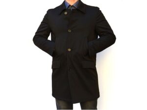 abrigo impermeable doble capotto dneg58 frontal