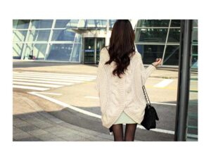 cardigan oversize fruncido chollitos frontal