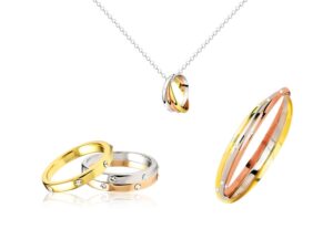 conjunto anillos swarovskielements 3anillos frontal