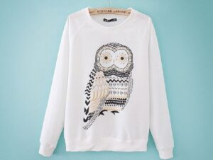 sudadera manga larga buho_666 frontal