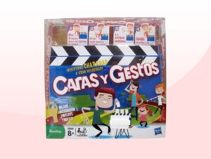 juego mesa caras gestos frontal