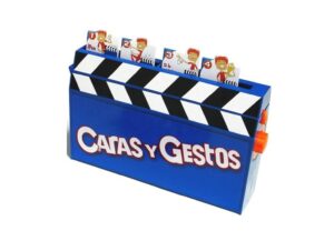 juego mesa caras gestos frontal