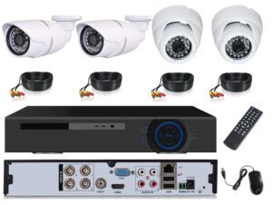completo grabador dvr kit 4dvc frontal
