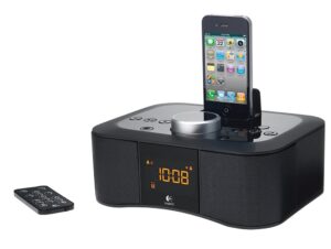 radioalarmacargador iphone logitech b005o8dcgm frontal