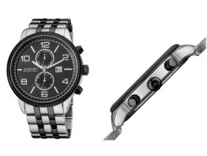 reloj caballero auguststeiner as8069bk frontal