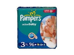 pack pampers active baby 3 frontal
