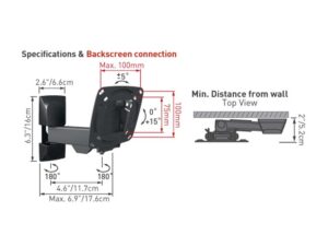 soporte pared barkan barkan e130 frontal