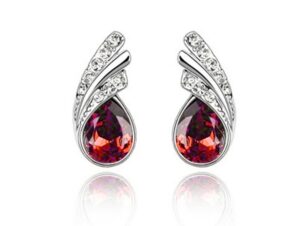 pendientes forma clearcrystal pendientes frontal