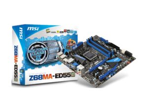placa base z68ma ed55 z68ma ed55 frontal