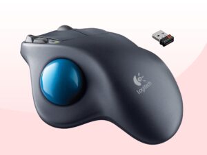 raton bola logitech b0043a1f4s frontal
