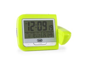 reloj despertador trevi pj3027verde frontal