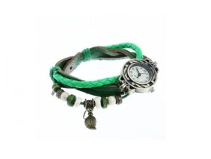 reloj pulsera silvercraft vintageverde frontal