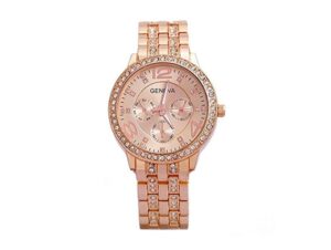reloj geneve geneva crystal r frontal