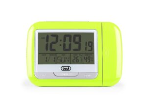 reloj despertador trevi pj3027verde frontal