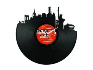 reloj pared vinyluse rj vinilo nyork frontal