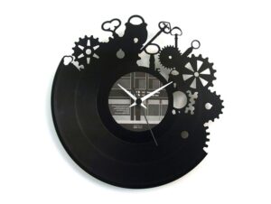 reloj pared vinyluse rj vinilo engra frontal