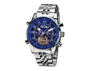 reloj pulsera hindenberg 230hstahlblau frontal