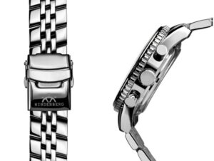 reloj pulsera hindenberg 230hstahlblau frontal