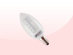 silver bombilla silver vela9we14 frontal