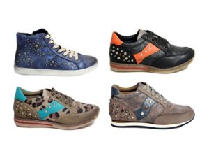 sneakers donna gold ta126 neg 36 frontal
