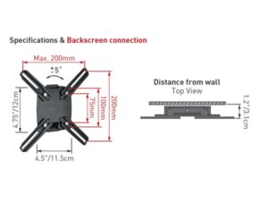 soporte pared barkan barkan 20 frontal