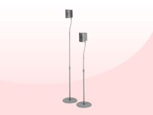 soporte altavoces hama b0002w6a6e frontal