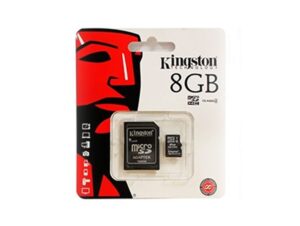 tarjeta micro kingston microsd8gb frontal