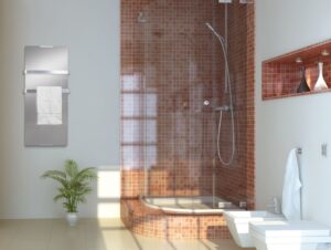 toallero electrico panel zafirv600lux frontal