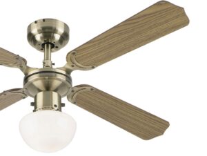 ventilador techo madera portland frontal