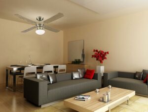 ventilador techo madera portland frontal