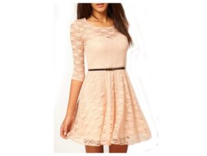 vestido encaje 3m3 chollitos frontal