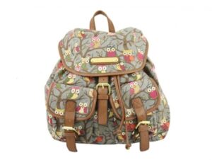 zaino anna 100gradi a7083grey frontal