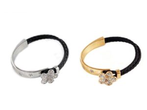 brazalete rgido flower chollitos frontal