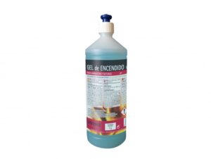 caja botellas gel encendido frontal