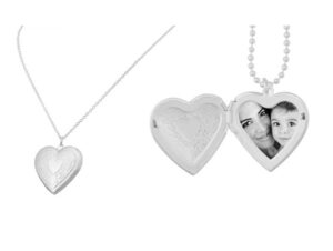 collana cuore clearcrystal colg portafoto frontal