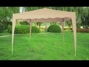 pergola acero plegable pergolabeige frontal