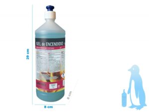 caja botellas gel encendido frontal