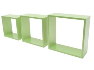 mensole 3cubstand verde frontal